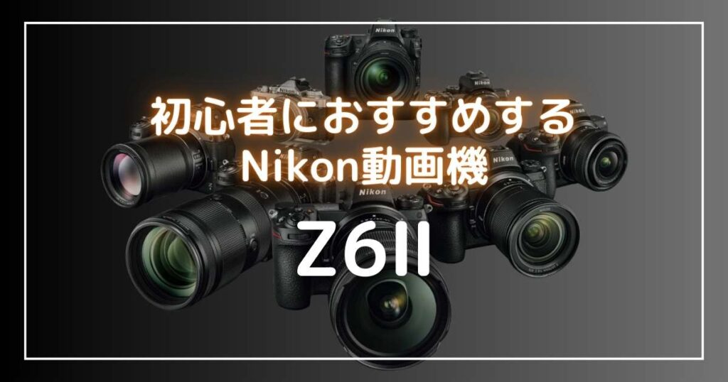 【初心者におすすめ】ニコンの動画機はZ6Ⅱがおすすめ